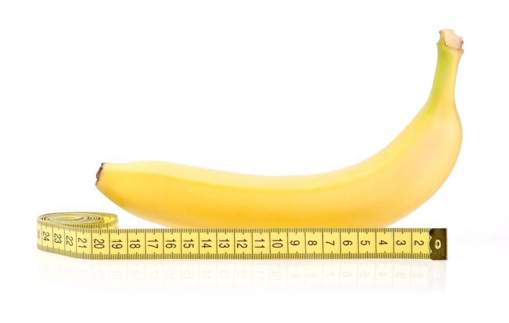 banana i centimetar simuliraju povećanje penisa