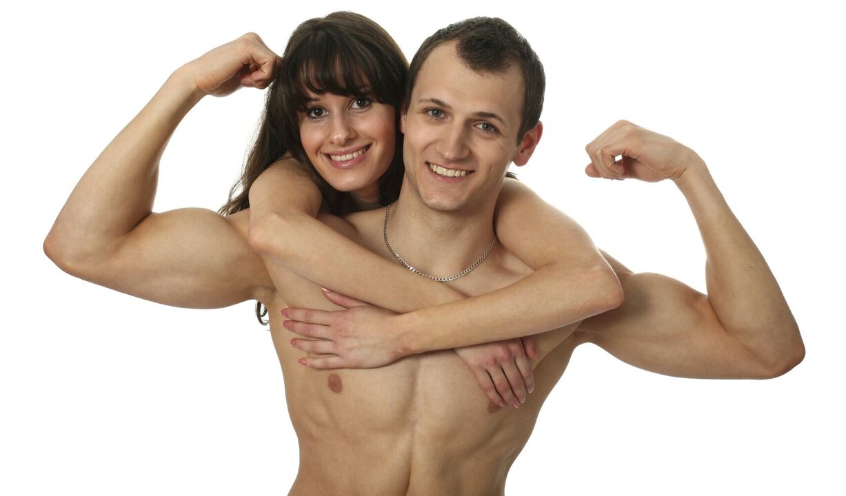 žena s muškarcem s povećanjem penisa